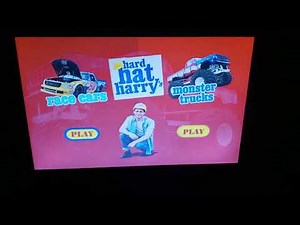 Opening To Hard Hat Harry's Race Cars And Monster Trucks 2005 DVD