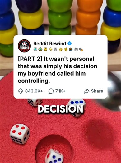 Boyfriend Called Him Controlling — Reddit Story Part 2