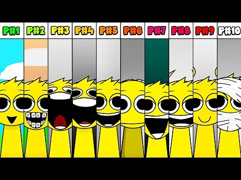 All Phases in Incredibox Sprunki But Everyone Is Alive: From Phase 1 To Phase 10