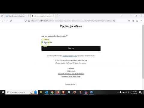 NYT.com: Setting Up Your Account Access Through CCC Library