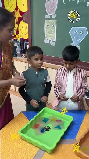Shapes Tissue Activity 2025 | Reflection in Water | UKG Class | Gurukul Bangalore