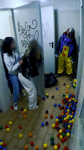 Be Aware in Public Restrooms! #pranks #prank #parody #scary #funny #skit | Killer Clown