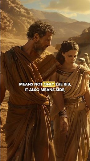 💯Why Was EVE Formed FROM ADAM'S RIB? 🙏God’s Design for Equality #biblestudy #equality #eve #adam