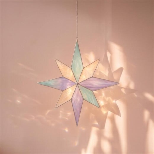 Compass Rose Stained Glass Pattern, North Star Suncatcher Template, Nautical PDF,PNG,SVG Digital Download - Etsy
