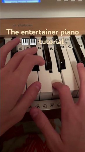 The entertainer tutorial piano slowed down