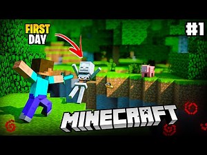 Playing Minecraft for the First Time || Minecraft Gameplay #1