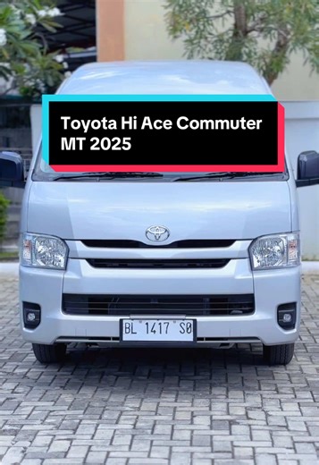 Toyota Hi Ace Commuter MT Diesel 2025 Overview