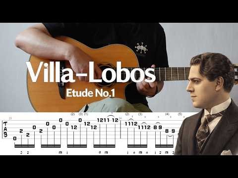 Etude No. 1 - Villa-Lobos (Guitar TAB)