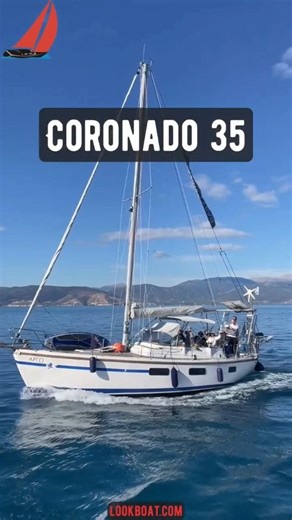 Look Boat on Instagram: "The Coronado 35 (1976) is a timeless cruiser that blends classic American design with extensive modern upgrades, making her an excellent choice for sailors seeking reliability, comfort, and autonomy. Driven by a dependable 65 HP Mercedes diesel engine and supported by lithium batteries, solar panels, a generator, and an inverter, she is well equipped for long stays at anchor or extended coastal cruising. With 150 liters of diesel and 250 liters of freshwater, she offers 