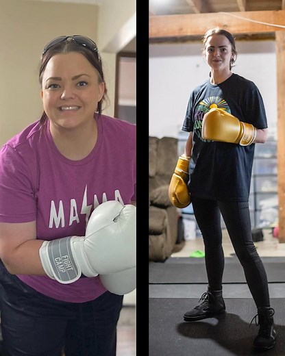 6.9K views | “I wasn’t trying to ‘get back in shape.’ I was trying to feel strong again... Not just in my body — in my mindset. FightCamp gave me a system, a ritual, and a space to show up for myself. One round at a time.” | FightCamp | Facebook