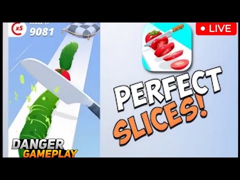 Perfect Slices Live Now 🍎🔪 Gameplay #Live #shortslive