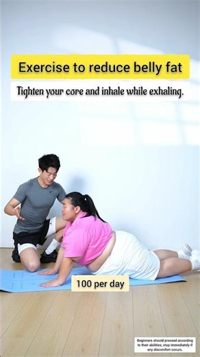 Belly Reducing Exercise to Strengthen Your Core and Burn Fat Fast #fitness