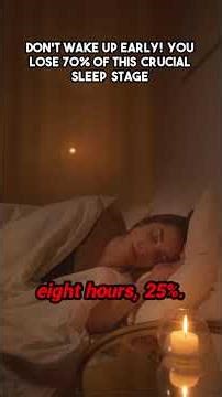 Stop Wrecking Your REM Sleep! 🤯 The 2-Hour Wake Up Lie Revealed!