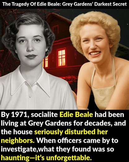 369K views · 8.7K reactions | By 1971, socialite Edie Beale had been living at Grey Gardens for decades, and the house seriously disturbed her neighbors. When officers came by to investigate, what they found was so haunting—it’s unforgettable. | Factinate | Facebook