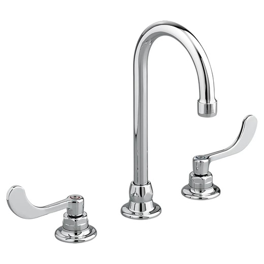 Monterrey® 8-Inch Widespread Gooseneck Faucet With Wrist Blade Handles