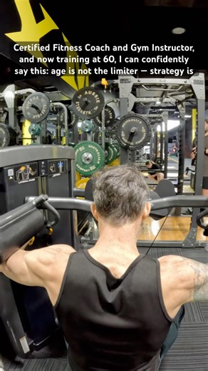 Certified Fitness Coach & Gym Instructor 60+ I can confidently say age is not the limiter👇#midlife