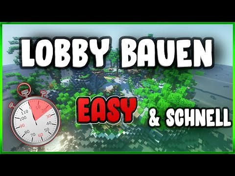 🗻 Minecraft Server LOBBY BAUEN | EASY & SCHNELL 🕐 | Minecraft Bauen | LoTooS