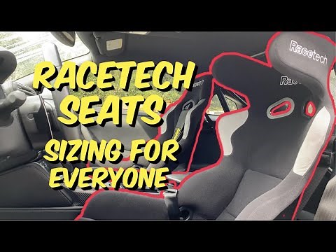 Racetech Racing Seats: How to pick the right size for you