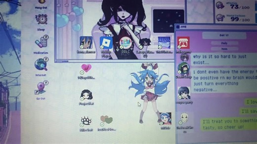 BAILANDO BAILANDO #konata #cutecore🎀🦴🍮🐾 #4chan #pc