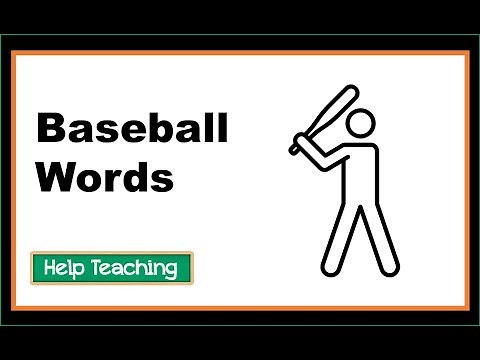 Baseball Words | Vocabulary Lesson for Kids