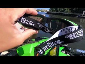 Floating Personal Watercraft Jet Ski Riding Goggles in Neon Green ​⁠‪@JettribeRacing‬