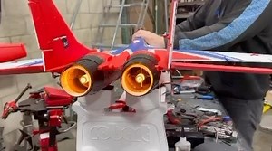 1.6K views · 2.1K reactions | Gotta love hittin the afterburners @k20z3allmotor with a custom build. Stay tuned for some flying footage #modelairplanenews #modelairplane #jet #afterburner | Model Airplane News | Facebook
