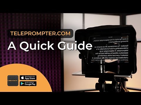 How to use our TELEPROMPTER APP 💡