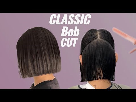 How to Cut Perfect Classic Bob | Precisely Classic Bob Haircut Tutorial (Step-by-Step) | Hair Cut