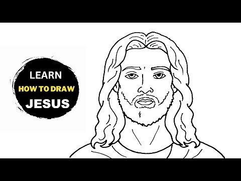 How To Draw Jesus- Step By Step | Drawing Jesus Christ | Easy Drawing Guides