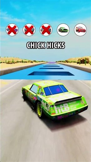 Finn McMissile vs Ramone vs Doc Hudson vs Chick Hicks & McQueen vs Reverse Speed Bumps