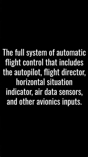 AUTOMATIC FLIGHT CONTROL SYSTEM AFCS