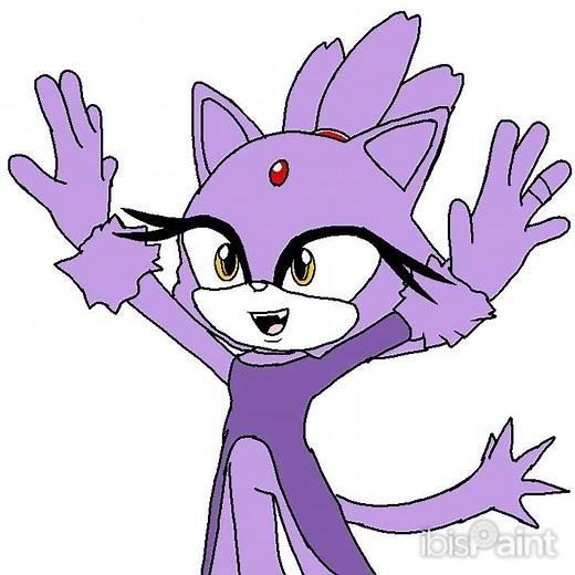 Blaze The Cat (Part3, Speed Paint, Redraw, Sonic 06)