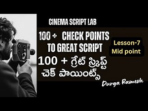 Screenplay Lesson-7 || Screenplay Classes || Topic- Midpoint || Cinema Script Lab||
