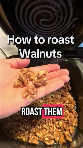 How to roast walnuts