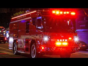 *Air Horn + Rumbler* LAFD Engine 82 Responding