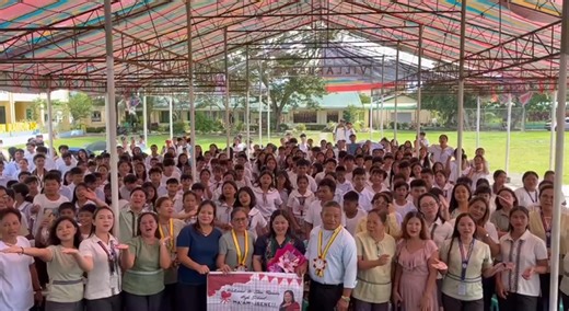 Yes na yes sa SRHS with our new school head, Ma'am Irene Belleza ❤️ | San Ramon High School