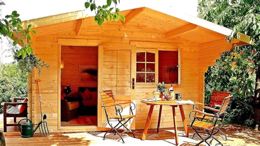 Amazon sells a cabin kit for $8,164 that's spacious and easy to assemble