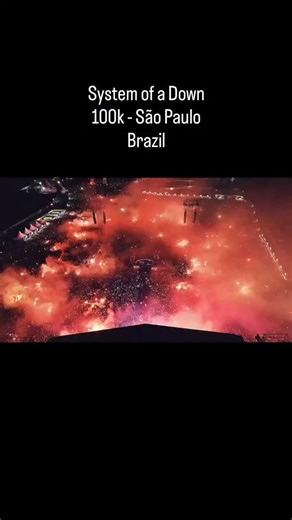 90’s Rock & Grunge on Instagram: "System of a Down — São Paulo, 2025 Fire in the sky. Noise on the ground. History in the making. System of a Down turned Autódromo de Interlagos into a sea of flames and voices, with over 100,000 fans packed into one of Brazil’s most iconic venues on 14 May 2025. Brazil doesn’t just host shows — it absorbs them. The scale, the crowd energy, the intensity… few places in the world deliver this kind of live-music experience. I was there. And it was unreal. 🔥🤘 #sys