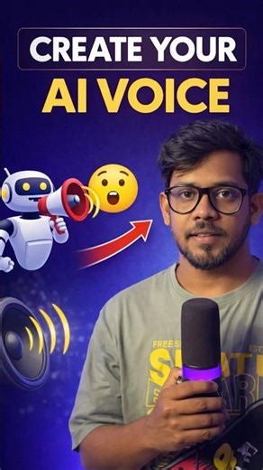 Create Your AI Voice FREE in 1 Minute #ytshorts