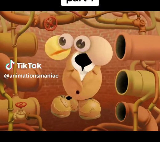 Girl Gets Trapped in a Donut Factory Animation