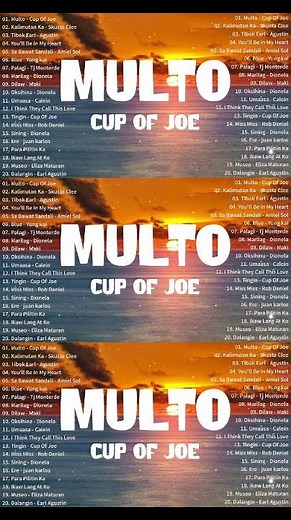 New OPM Hits Songs 2025 - Tagalog OPM Love Songs Playlist ● Multo - Cup Of Joe • Viral Songs