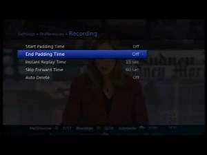 Humax HDR-7500T Menu and EPG overview
