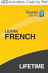 Rosetta Stone: Learn French with Lifetime Access on iOS, Android, PC, and Mac [Activation Code by Mail]