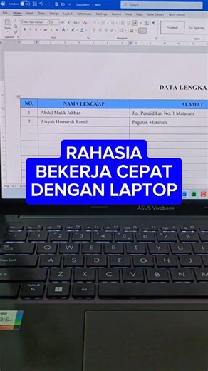 Tips Mudah Bekerja dengan Laptop biar Kerjaan Cepat Selesai #edukasi #tipsword #microsoftword #belajarngetik #belajarkomputer #belajarword #tipsword #belajarlaptop #tutoriallaptop #teknologi #panglimatutorial | Panglima Tutorial