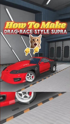 How to Build a Drag Race Supra 🔧🔥 | Car Parking Multiplayer #shorts