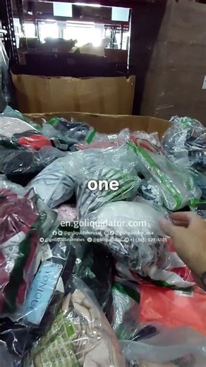 Pallets of brand new clothing from Amazon | Wholesale liquidation merchandise