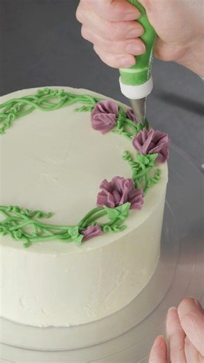 Sweet Pea Wreath Cake Tutorial Coming Friday!