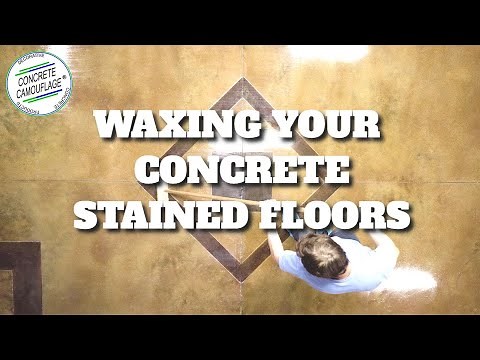 How To Wax Floors & Exterior. (How to Apply Floor Finish) [Part 7] | ConcreteCamouflage.com
