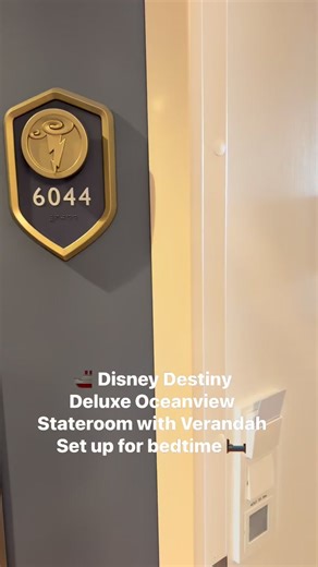 2.2K views · 13 reactions | This stateroom sleeps up to 4 people. It features Disney’s signature split bath and ample closet space. By day the top bunk goes into the ceiling and the bottom turns into a couch. Disney Cruise Line #disneydestiny #disneycruise #disneycruiseline #dcl | Afterall Travel Blog | Facebook