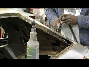 How to repair rusty window channel repair PT.1 #70buickwildcat #rustrepair #autobodyrepair